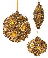 Χριστουγεννιάτικο Στολίδι σετ/3 Χρυσό  MG938