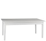 Τραπέζι Κουζίνας Ξύλινο Επεκτεινόμενο Λευκό  EP307