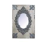 Vintage Καθρέπτης Τόιχου με Ξύλινο Ταμπλό  JX101