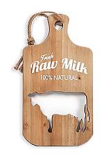 Διακοσμητική βάση κοπής με  print "Raw Milk"  PI278