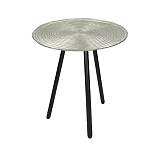 Βοηθητικό τραπέζι, καπάκι αλουμινίου ασημί, 41x45cm WER-3017