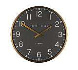 Ρολόι τοίχου με μεγάλους αριθμούς μαύρο/χάλκινο,40cm CL346