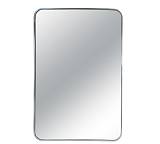 Καθρέπτης αλουμινίου, στρογγ. γωνίες,ασημί χρ.,61x91cm JP103S