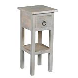 MAISON CLASSIC Έπιπλο Stand, Ξύλο Mango Antique Άσπρο Ε-00017558 ΕΙ930,2