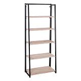 Ραφιέρα Πτυσσόμενη Μέταλλο Βαφή Μαύρο - Sonoma Ε-00020870 ΕΟ427