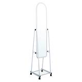 ROLLAND Small Καθρέπτης Δαπέδου, Μέταλλο Βαφή Άσπρο Ε-00021876 Ε7189,2