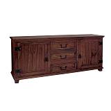 SARDAR Μπουφές Τραπεζαρίας - Σαλονιού, 2 Ντουλάπια, 3 Συρτάρια, Ξύλο Sheesham Καρυδί Ε-00003869 ΕΣ301