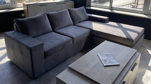 Γωνιακός καναπές Manhattan με αναστρέψιμη γωνία - Bella N.13 (240x185x85)
