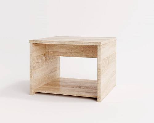 Τραπεζάκι σαλονιού Box - Light Sonoma Oak (55x52x43)