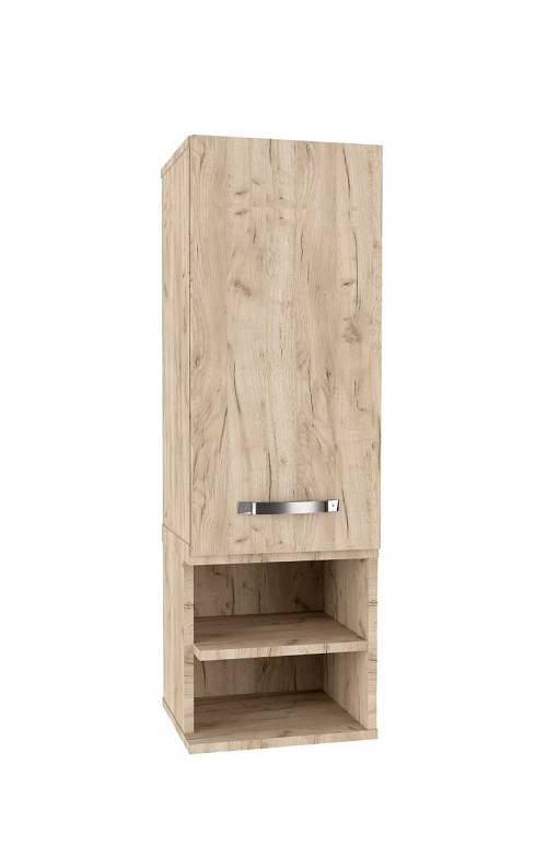 Επιτοίχιο ντουλάπι μπάνιου Dust - Grey Craft Oak (30x25x91,6)