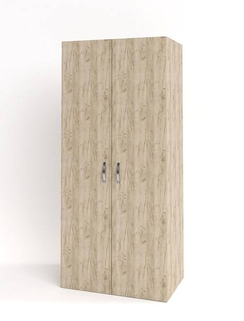 Ντουλάπα δίφυλλη Santorini -  Grey Craft Oak (80x52x180)
