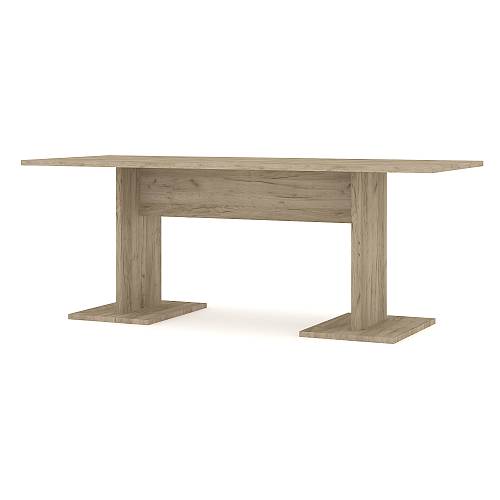 Τραπέζι τραπεζαρίας Dawn - Gray Craft Oak (200x90x75)