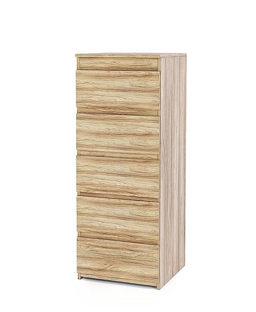 Συρταριέρα με 5 συρτάρια Newton - Barley Blackwood (45x45x115)