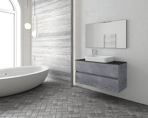 Σετ έπιπλο μπάνιου LUXUS 100 Granite Top - 1