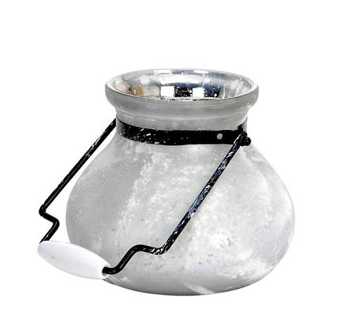 Γυάλινο Φαναράκι στο χρώμα του Πάγου CF737