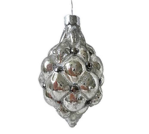 Χριστουγεννιάτικο Στολίδι Ρόμβος μεταλλικη Πέρλα  KA724 Χριστουγεννιάτικο Στολίδι Ρόμβος μεταλλικη Πέρλα  KA724