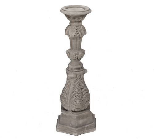 Κηροπήγιο από τσιμέντο, γκρι, 53cm HT500