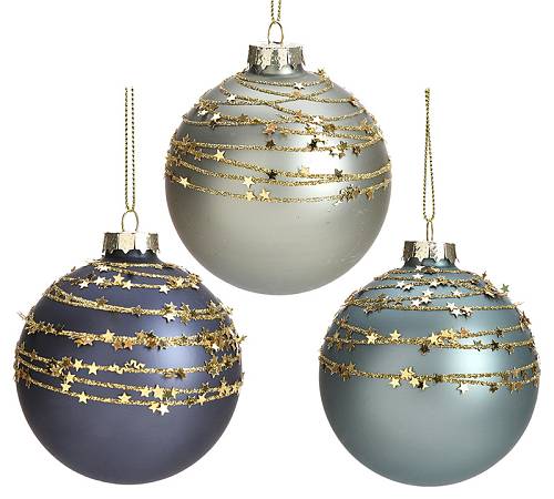 Γυαλινη μπάλλα Space σε αποχρώσεις μπλε-γκρί,8cm BL332 Γυαλινη μπάλλα Space σε αποχρώσεις μπλε-γκρί,8cm BL332