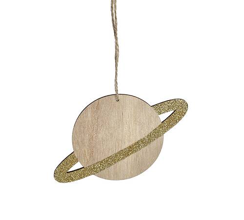 Ξύλινος πλανήτης με χρυσό glitter,13cm BL337 Ξύλινος πλανήτης με χρυσό glitter,13cm BL337