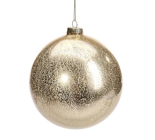Γυάλινη μπάλλα αντικέ χρυσό,12cm BL338 Γυάλινη μπάλλα αντικέ χρυσό,12cm BL338