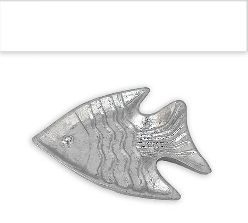Διακοσμητικό μπολ σχ.ψάρι, ασημί χρ.,19,5cm ID244