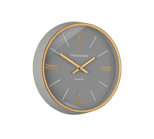 Ρολόι τοίχου "Hampton", μπεζ/χαλκινο, 25cm CL361