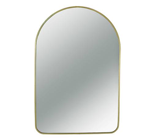 Καθρέπτης αλουμινίου σχ.αψίδα, χρυσό χρ.,60x90cm JP109G