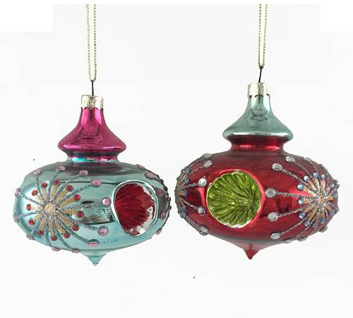 Γυαλινo στολίδι 2σχ.πολύχρωμο,10cm XM800 Γυαλινo στολίδι 2σχ.πολύχρωμο,10cm XM800