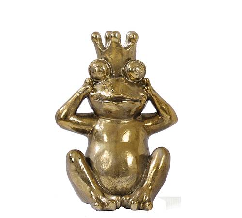 Βασιλιάς βάτραχος χρυσο χρ.,28cm GA284