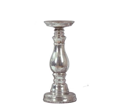 Κηροπήγιο , αντ.ασημί 12.5x29.5cm GA298