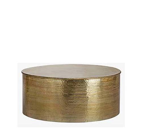 Σφυρήλατο Coffee table αλουμίνο, χρυσό,75x31cm KS140-S