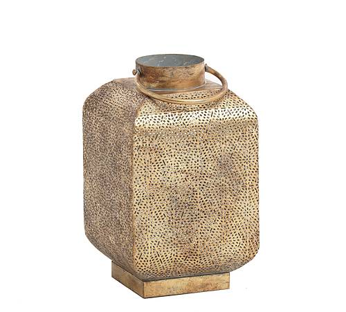 Μεταλλικό φανάρι με χερούλι 20.5x34.5cm HT633