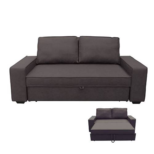 Καναπές-κρεβάτι Alison - Σκούρο Καφέ