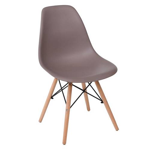 ART Wood Καρέκλα Τραπεζαρίας Κουζίνας Ξύλο - PP Sand Beige Ε-00017517 ΕΜ123,9P
