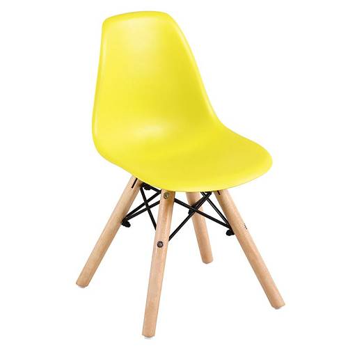 ART Wood Kid Καρέκλα Ξύλο - PP Κίτρινο Ε-00019995 ΕΜ123,ΚY (ΣΕΤ ΤΩΝ 4)