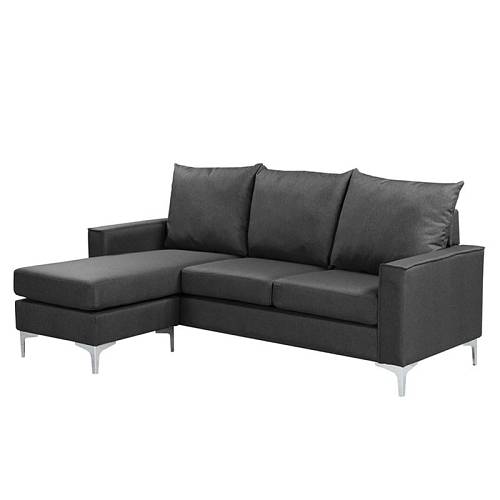 Γωνιακός καναπές Avant - Σκούρο Γκρι Ε-00020718 Ε9684,1 (192x127/72x56 H.83cm)