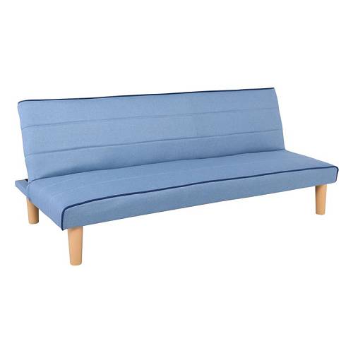 BIZ Καναπές - Κρεβάτι Σαλονιού Καθιστικού, Ύφασμα Ανοιχτό Μπλε Ε-00022999 Ε9438,4
