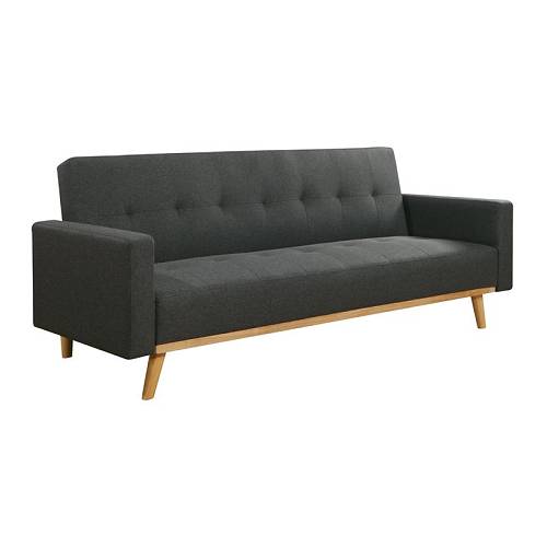 Καναπές-κρεβάτι Carlos - Σκούρο Γκρι
