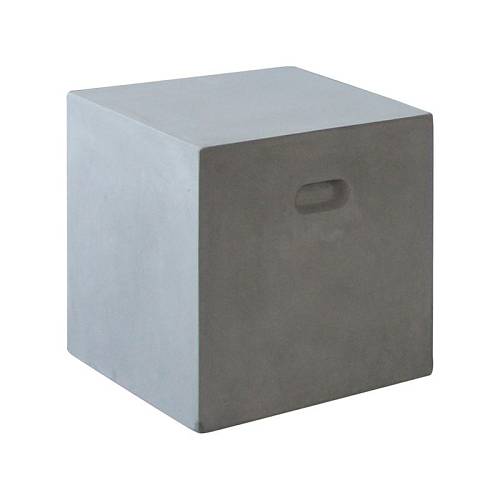 CONCRETE Cubic Σκαμπό Κήπου - Βεράντας, Cement Grey Ε-00021745 Ε6203