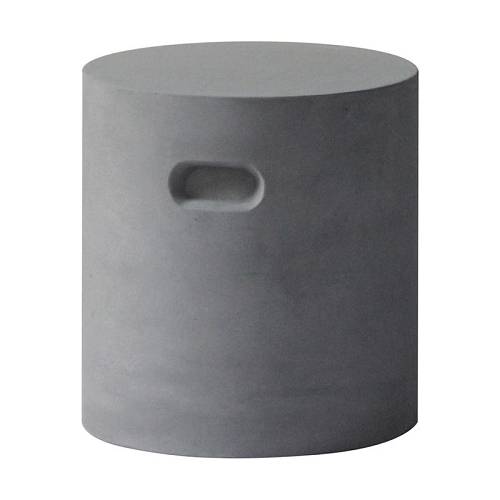 CONCRETE Cylinder Σκαμπό Κήπου - Βεράντας, Cement Grey Ε-00021747 Ε6204