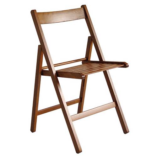 EXTRA Βοηθητική Καρέκλα Πτυσσόμενη, Ξύλο Οξιά Απόχρωση Καρυδί Ε-00024573 Ε416,2
