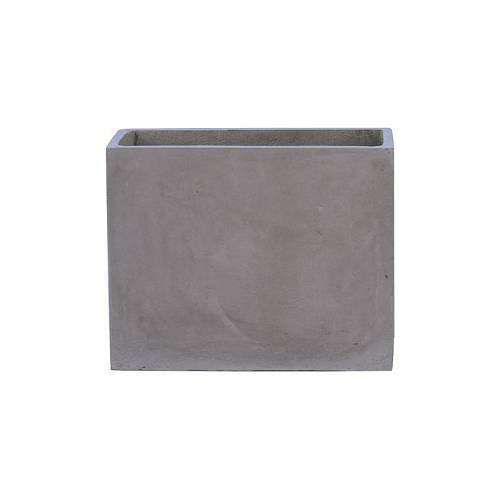 FLOWER POT-2 Cement Grey 50x20x40cm Ε-00023194 Ε6301,A