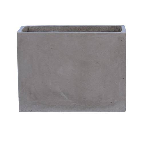 FLOWER POT-2 Cement Grey 70x40x50cm Ε-00023196 Ε6301,C