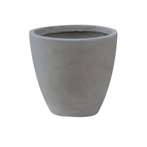 FLOWER POT-3 Cement Grey Φ44x37cm Ε-00023198 Ε6302,B