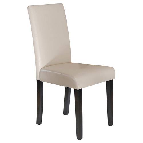 MALEVA-L Καρέκλα PU Ivory - Wenge Ε-00014108 Ε7207,1 (ΣΕΤ ΤΩΝ 2)