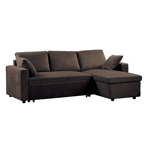 Καναπές-κρεβάτι Montreal - Σκούρο Καφέ Ε-00015942 Ε9586,1 (223x146/80x72)