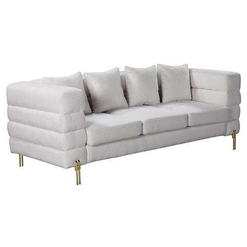 Καναπές 3-θέσιος Morris - Άσπρο