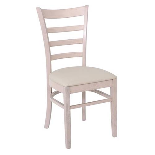 NATURALE Καρέκλα White Wash, Pu Εκρού Ε-00019674 Ε7052,5 (ΣΕΤ ΤΩΝ 2)