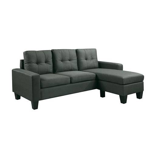 Καναπές-κρεβάτι Porto - Σκούρο Γκρι Ε-00021972 Ε9920,1 (185x128x75)