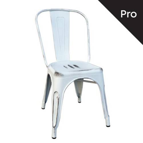 RELIX Καρέκλα-Pro, Μέταλλο Βαφή Antique White Ε-00015676 Ε5191,12